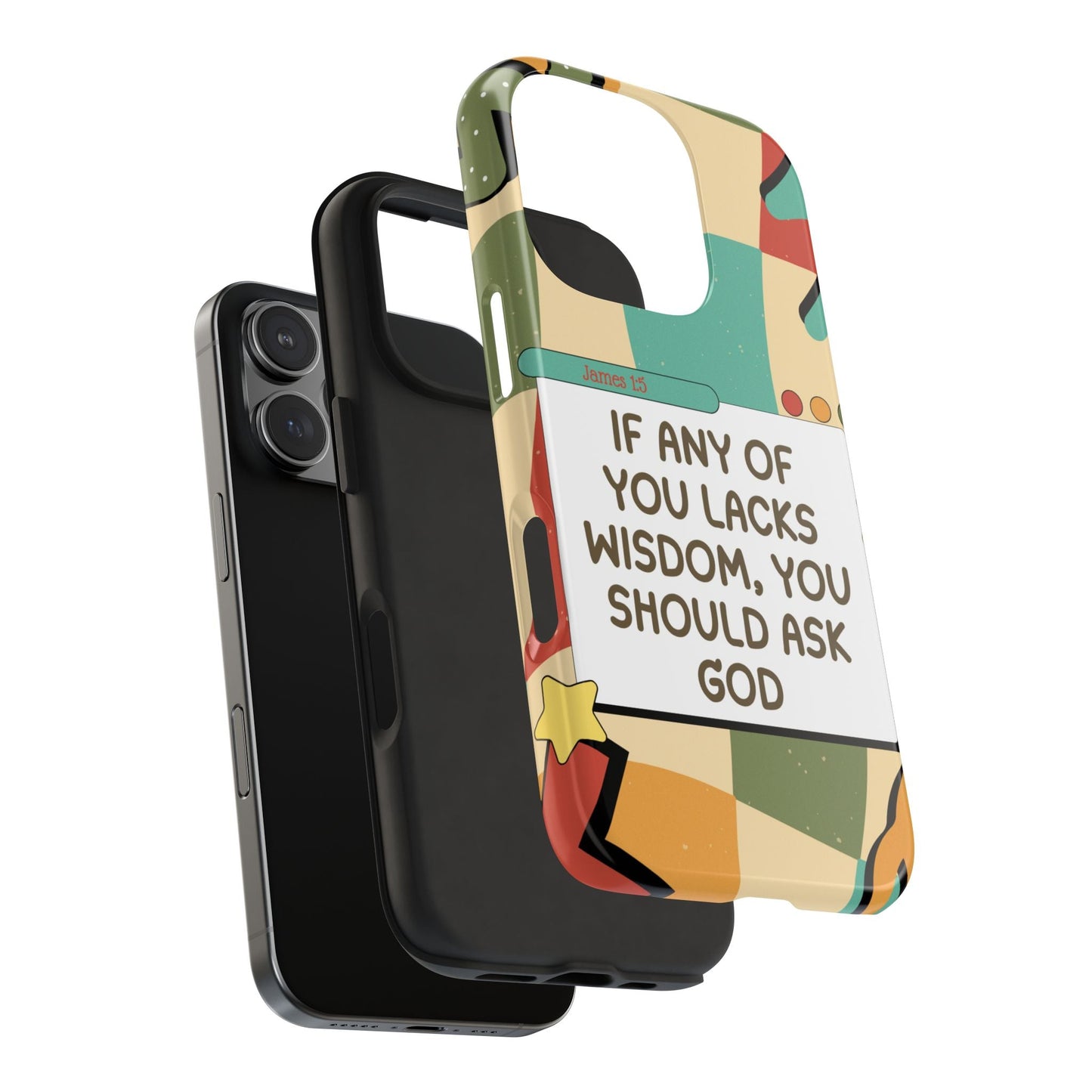 James 1:5 Retro Aesthetic - iPhone Series Case - BOGO Cases