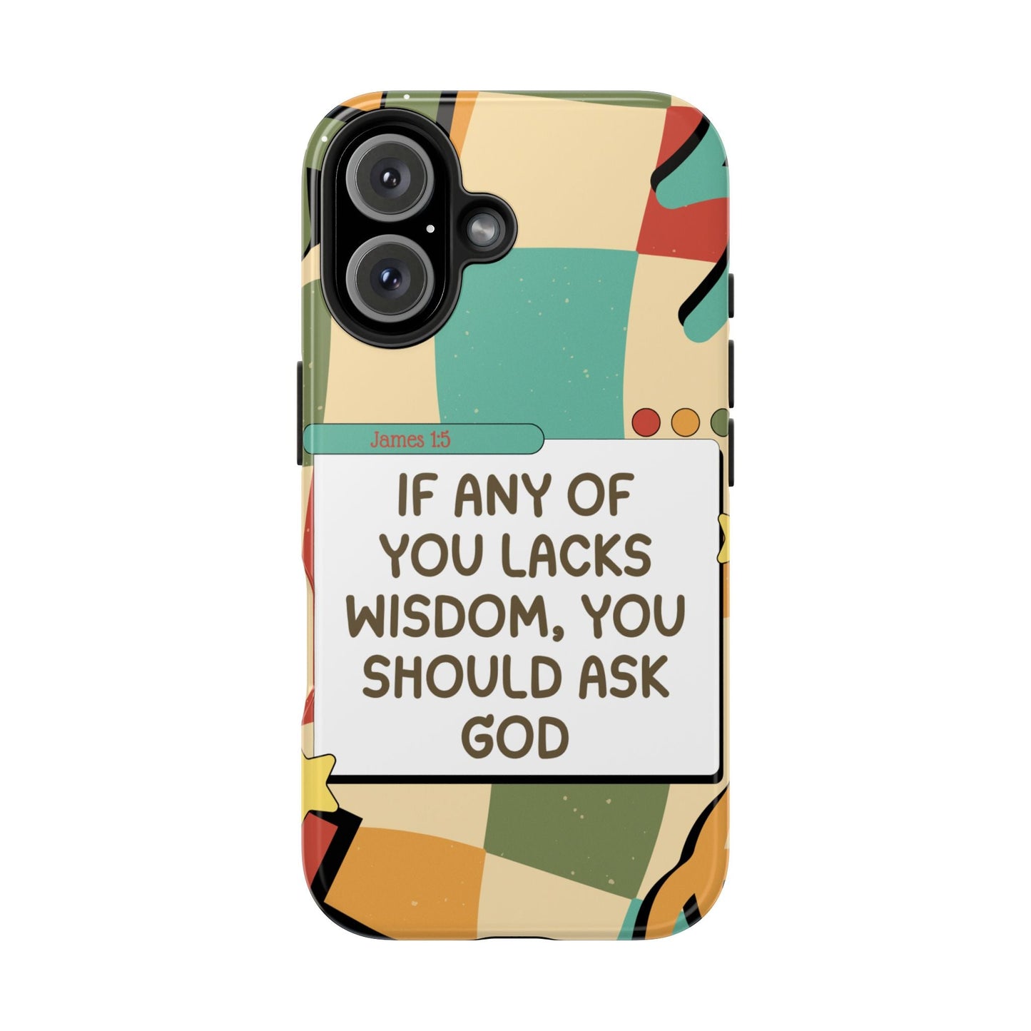 James 1:5 Retro Aesthetic - iPhone Series Case - BOGO Cases