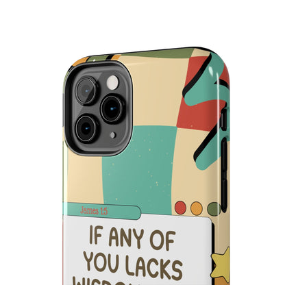 James 1:5 Retro Aesthetic - iPhone Series Case - BOGO Cases