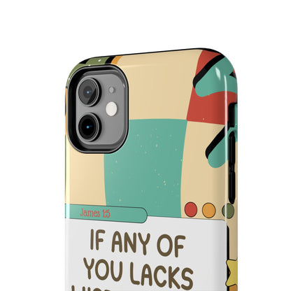 James 1:5 Retro Aesthetic - iPhone Series Case - BOGO Cases