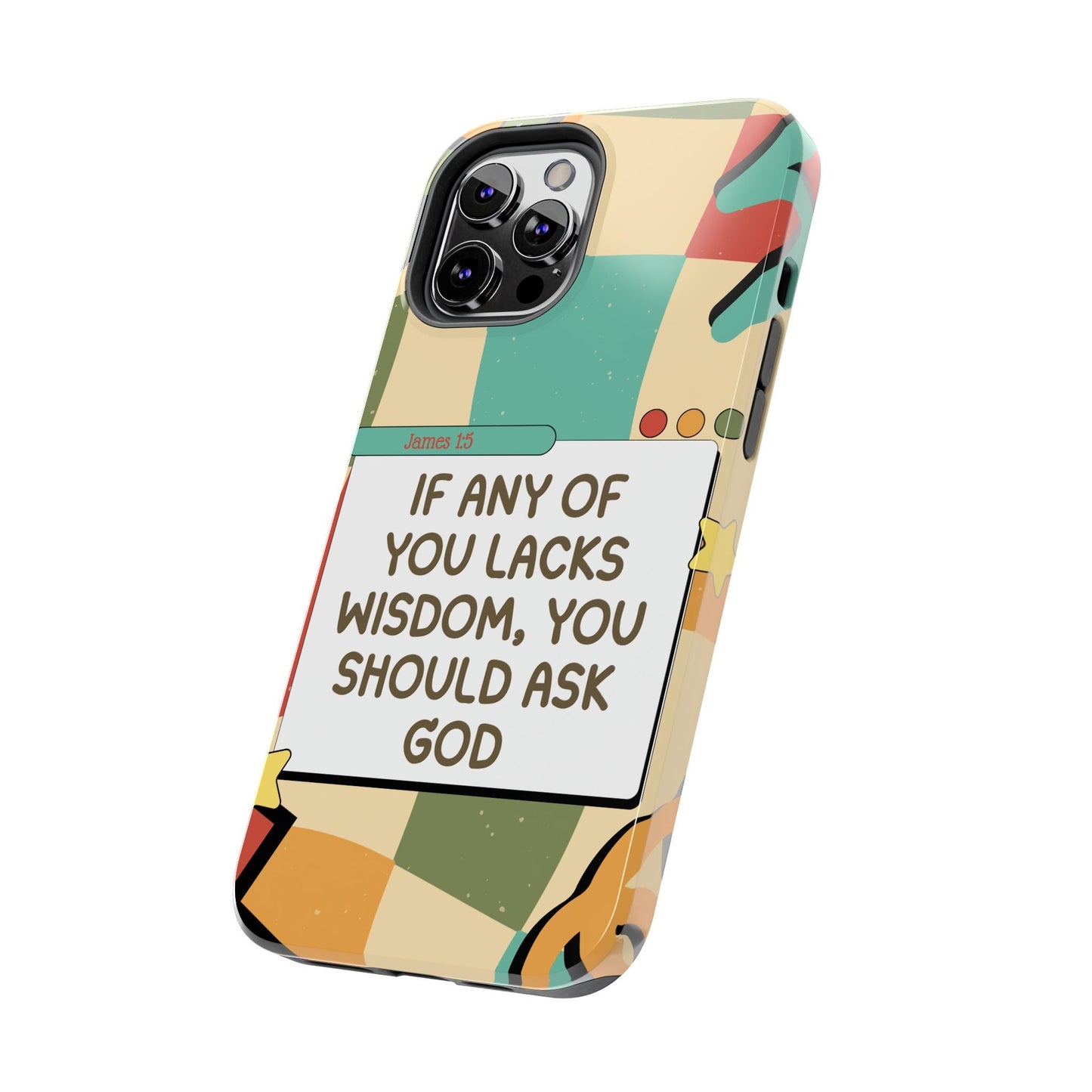 James 1:5 Retro Aesthetic - iPhone Series Case - BOGO Cases