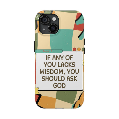 James 1:5 Retro Aesthetic - iPhone Series Case - BOGO Cases