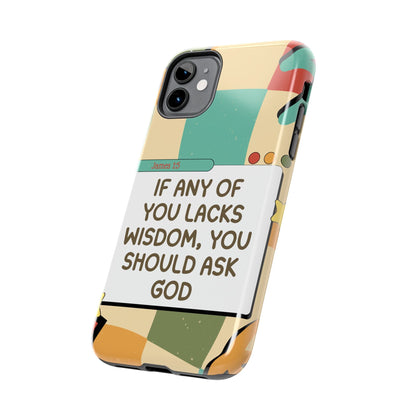 James 1:5 Retro Aesthetic - iPhone Series Case - BOGO Cases