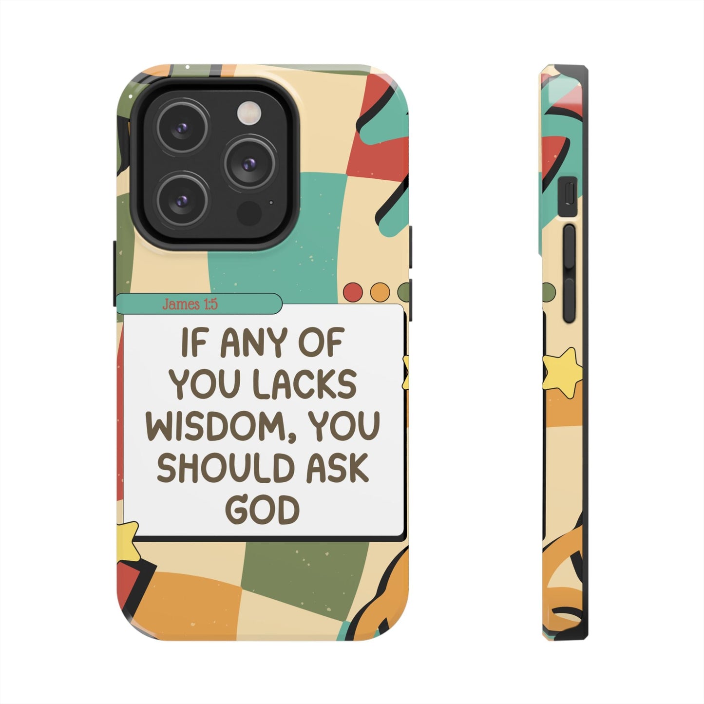 James 1:5 Retro Aesthetic - iPhone Series Case - BOGO Cases