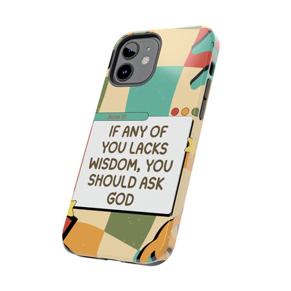 James 1:5 Retro Aesthetic - iPhone Series Case - BOGO Cases
