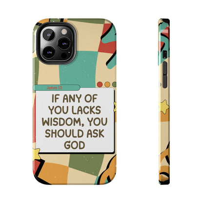 James 1:5 Retro Aesthetic - iPhone Series Case - BOGO Cases