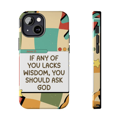 James 1:5 Retro Aesthetic - iPhone Series Case - BOGO Cases