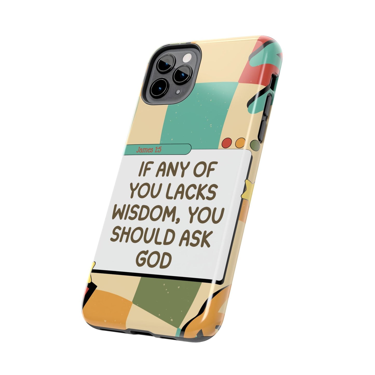 James 1:5 Retro Aesthetic - iPhone Series Case - BOGO Cases