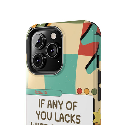 James 1:5 Retro Aesthetic - iPhone Series Case - BOGO Cases