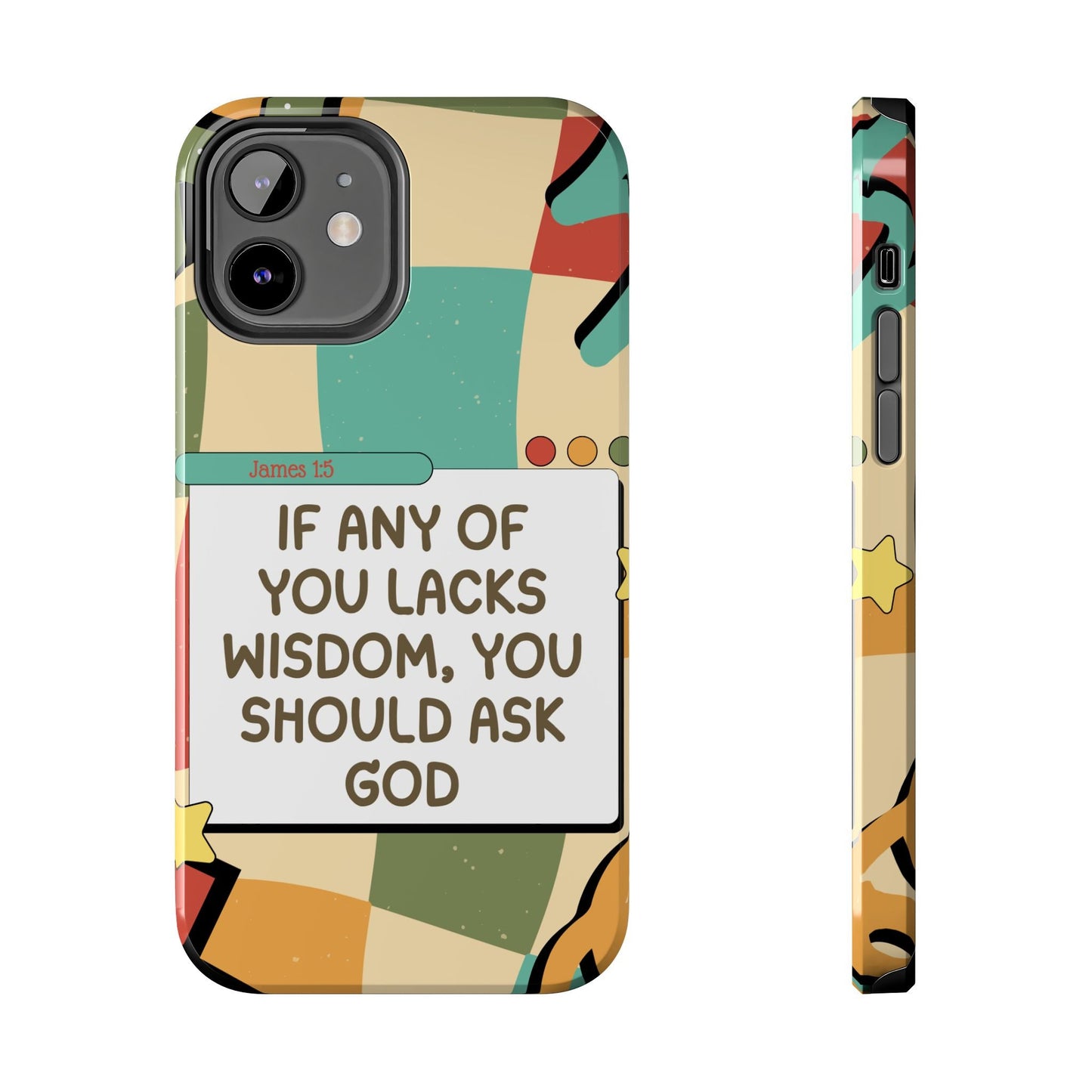 James 1:5 Retro Aesthetic - iPhone Series Case - BOGO Cases