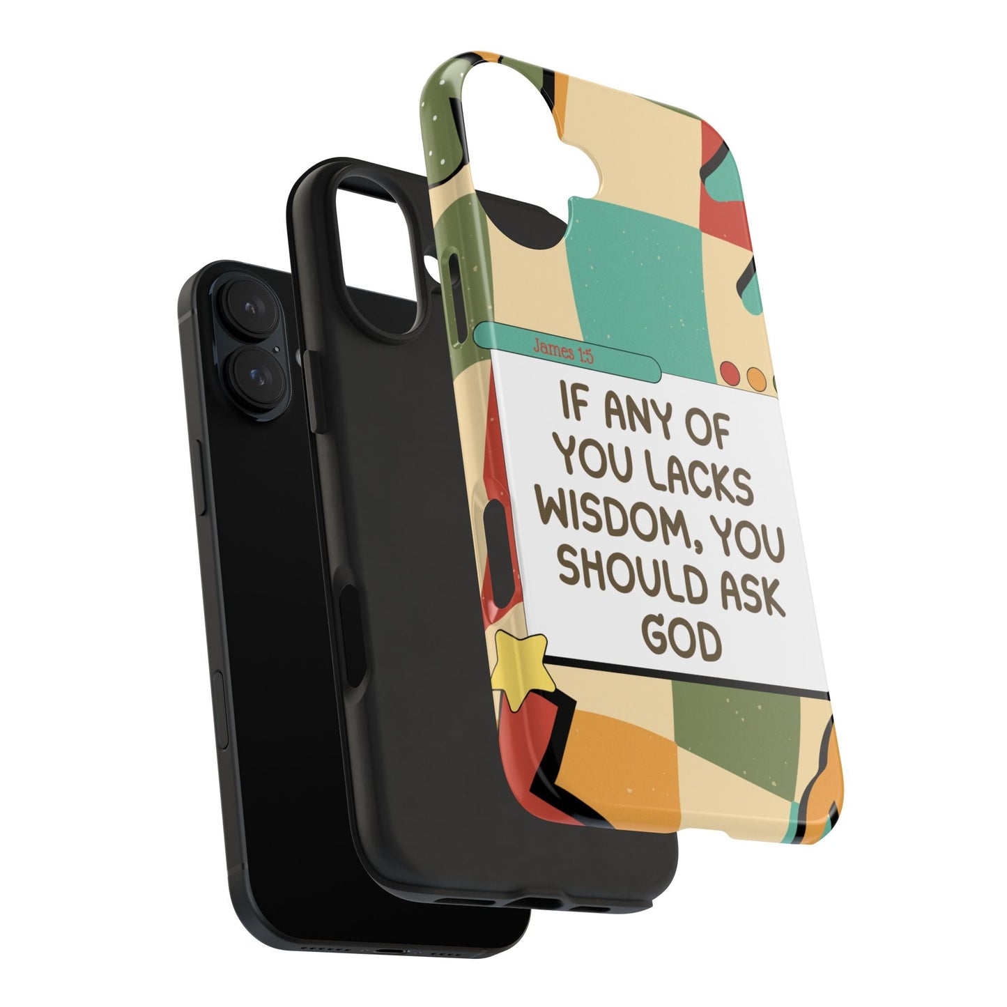 James 1:5 Retro Aesthetic - iPhone Series Case - BOGO Cases