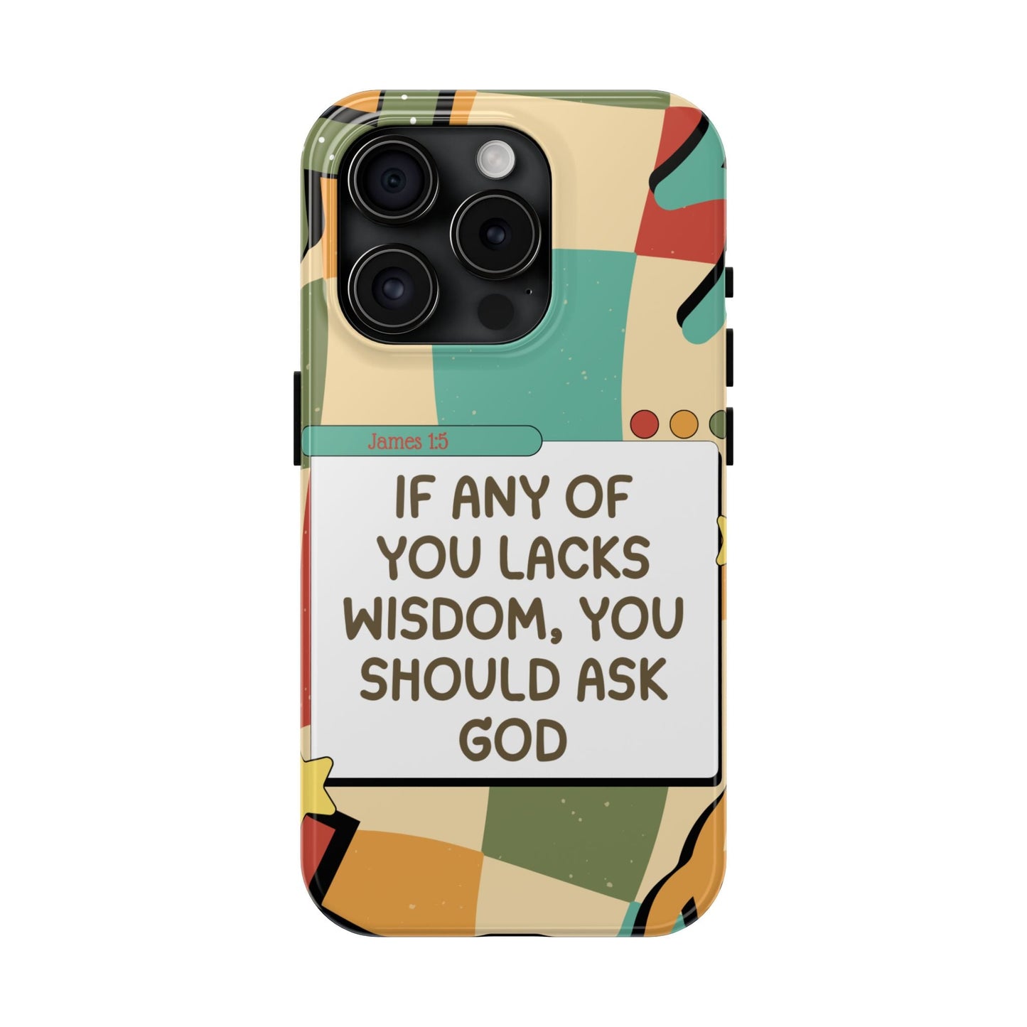 James 1:5 Retro Aesthetic - iPhone Series Case - BOGO Cases