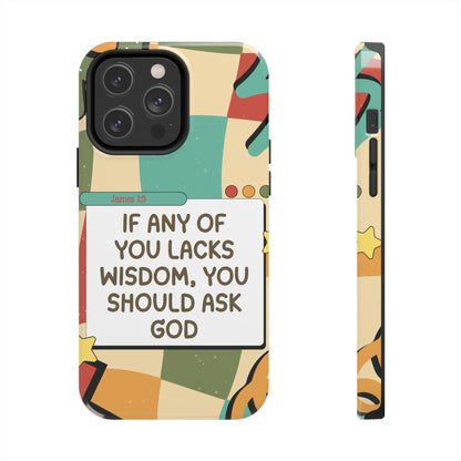 James 1:5 Retro Aesthetic - iPhone Series Case - BOGO Cases