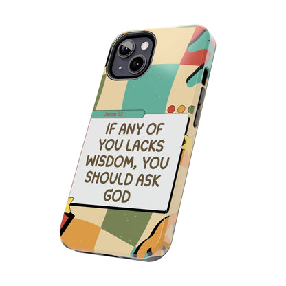 James 1:5 Retro Aesthetic - iPhone Series Case - BOGO Cases