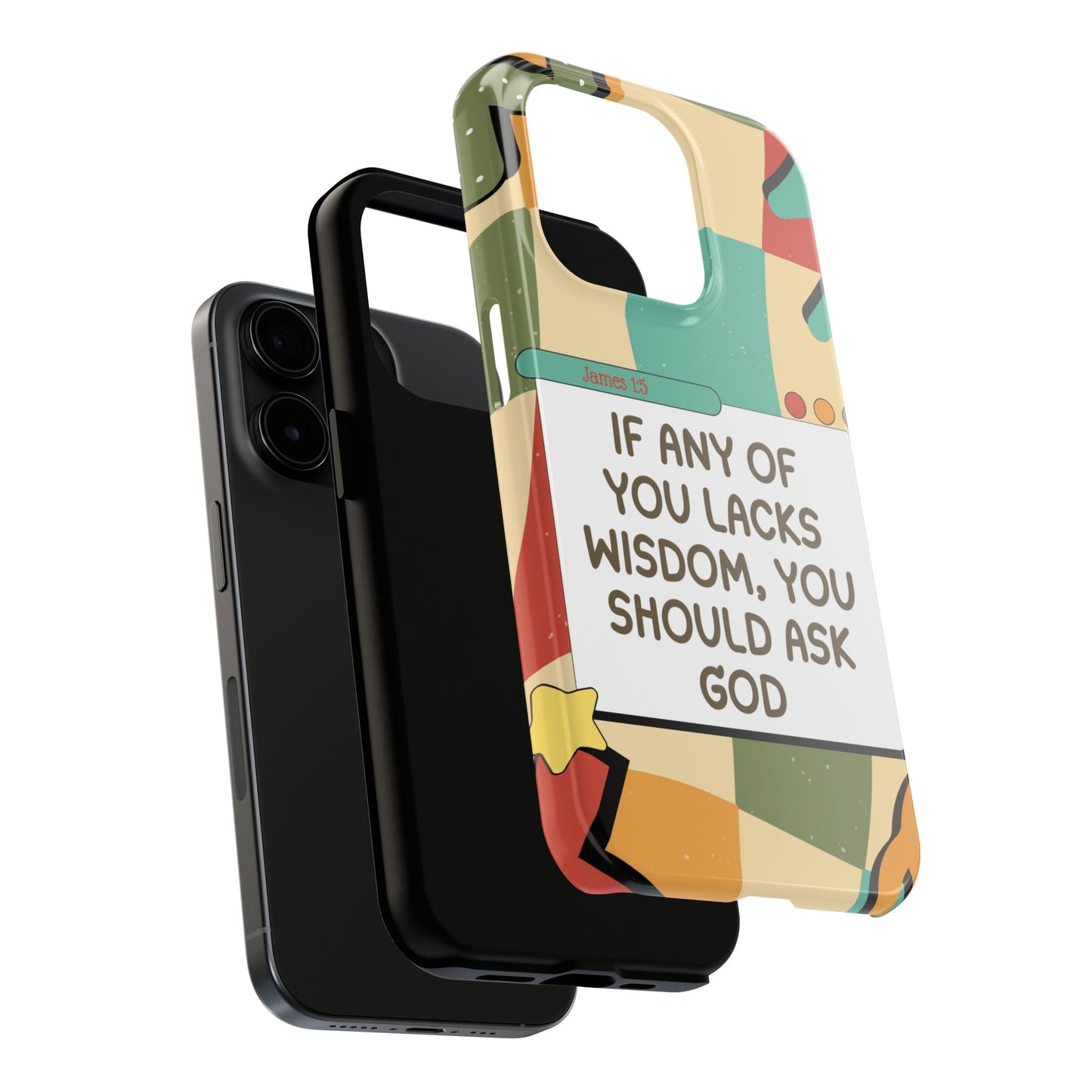 James 1:5 Retro Aesthetic - iPhone Series Case - BOGO Cases