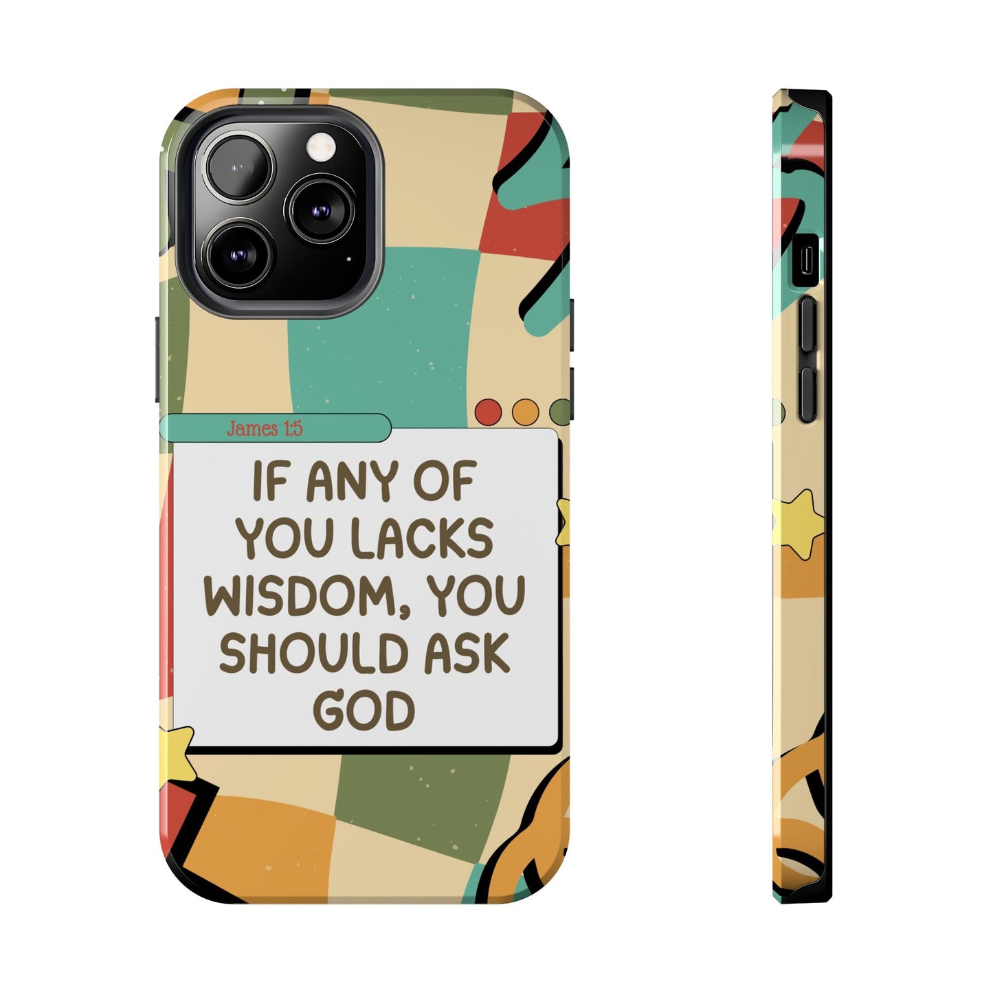 James 1:5 Retro Aesthetic - iPhone Series Case - BOGO Cases