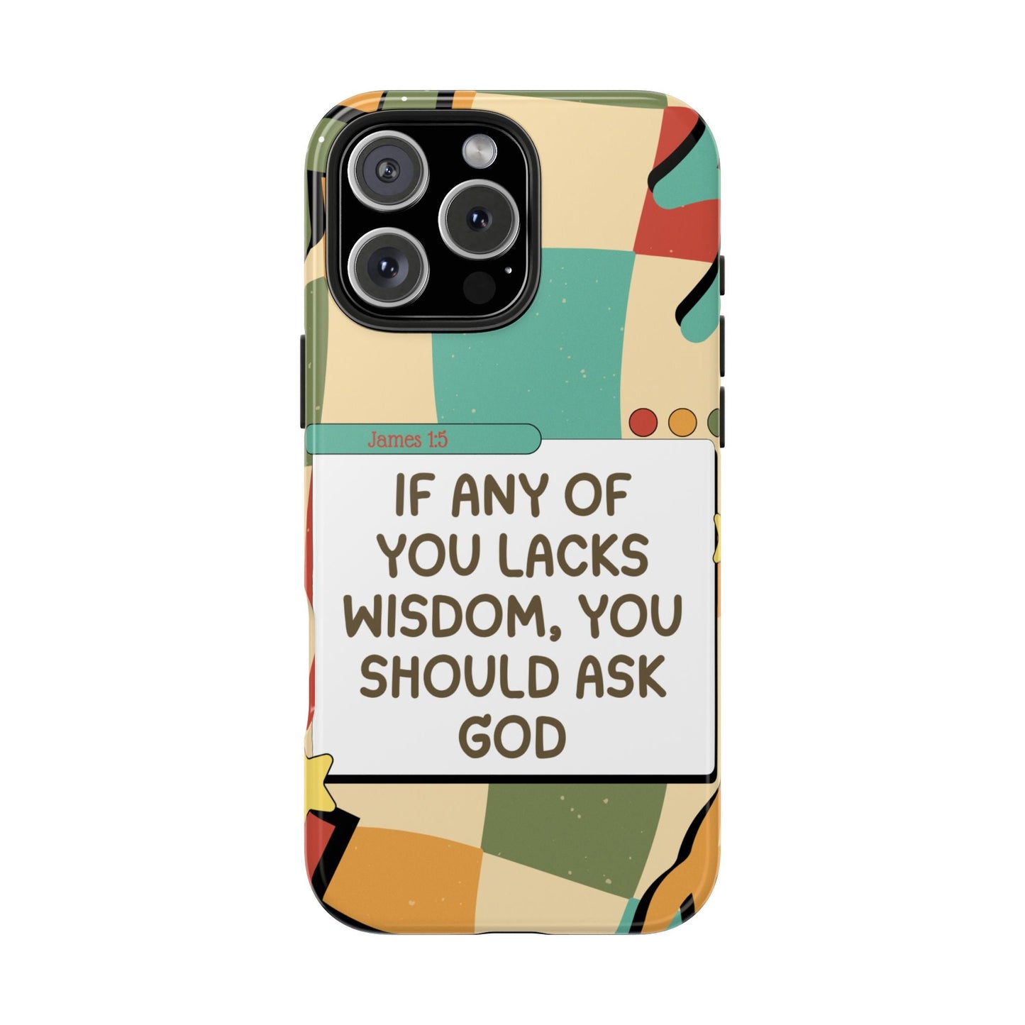 James 1:5 Retro Aesthetic - iPhone Series Case - BOGO Cases