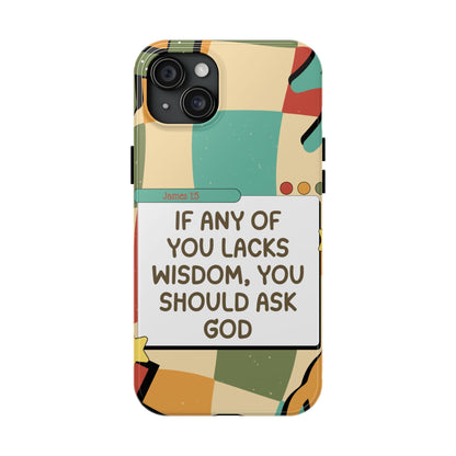 James 1:5 Retro Aesthetic - iPhone Series Case - BOGO Cases