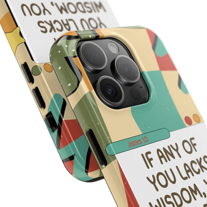 James 1:5 Retro Aesthetic - iPhone Series Case - BOGO Cases