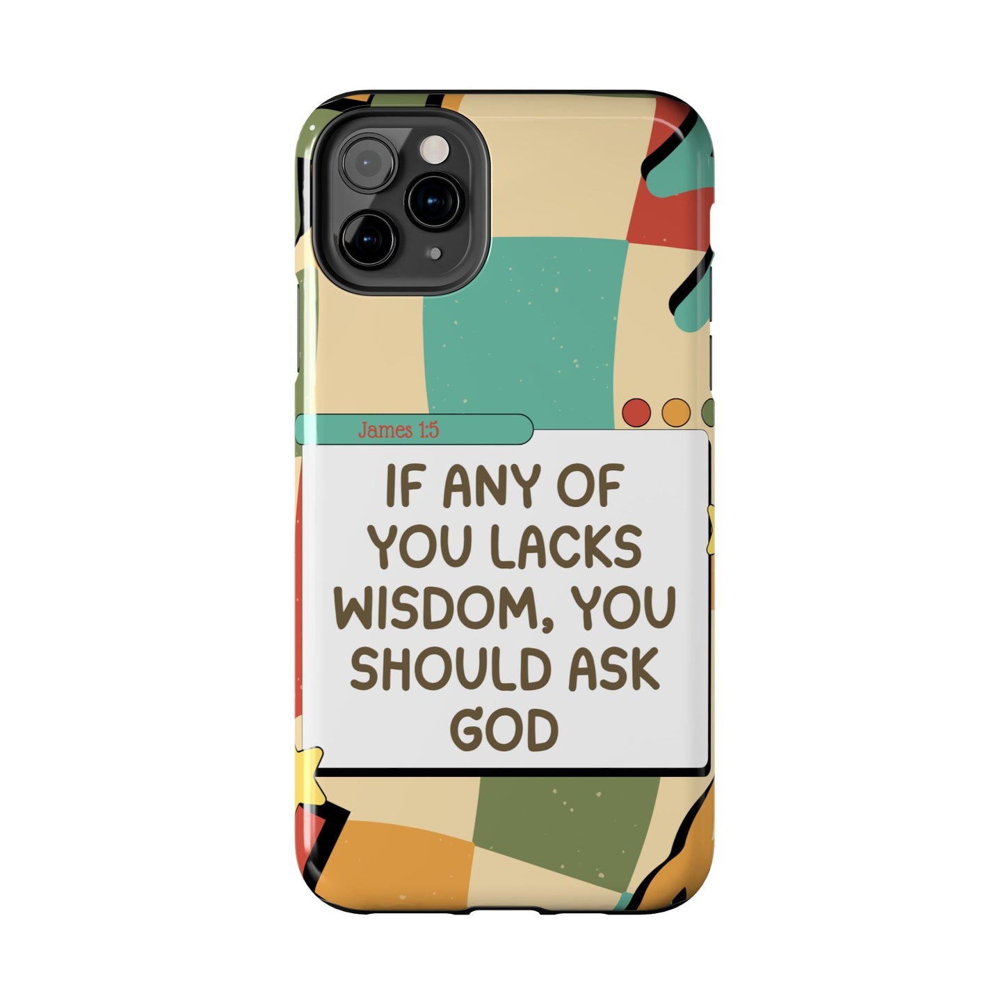 James 1:5 Retro Aesthetic - iPhone Series Case - BOGO Cases