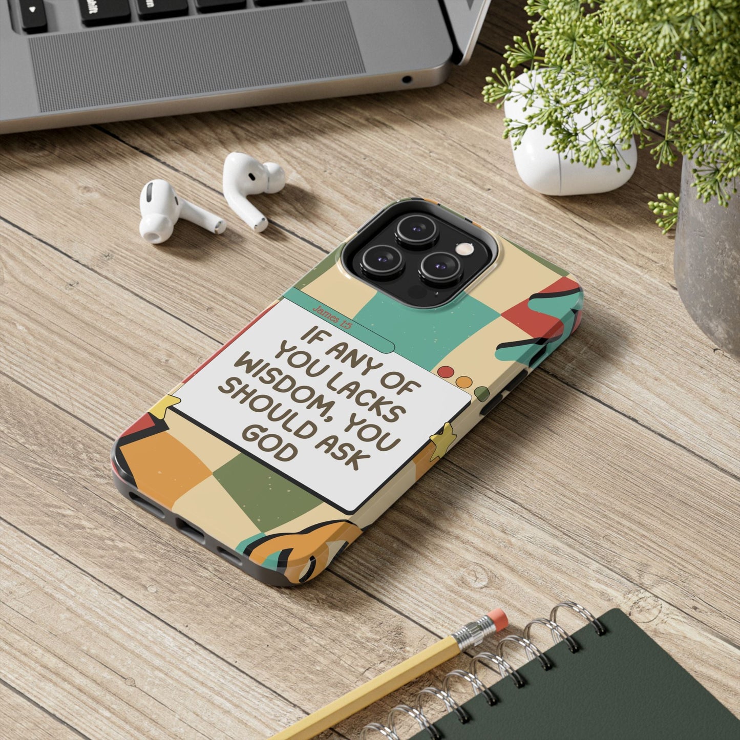 James 1:5 Retro Aesthetic - iPhone Series Case - BOGO Cases