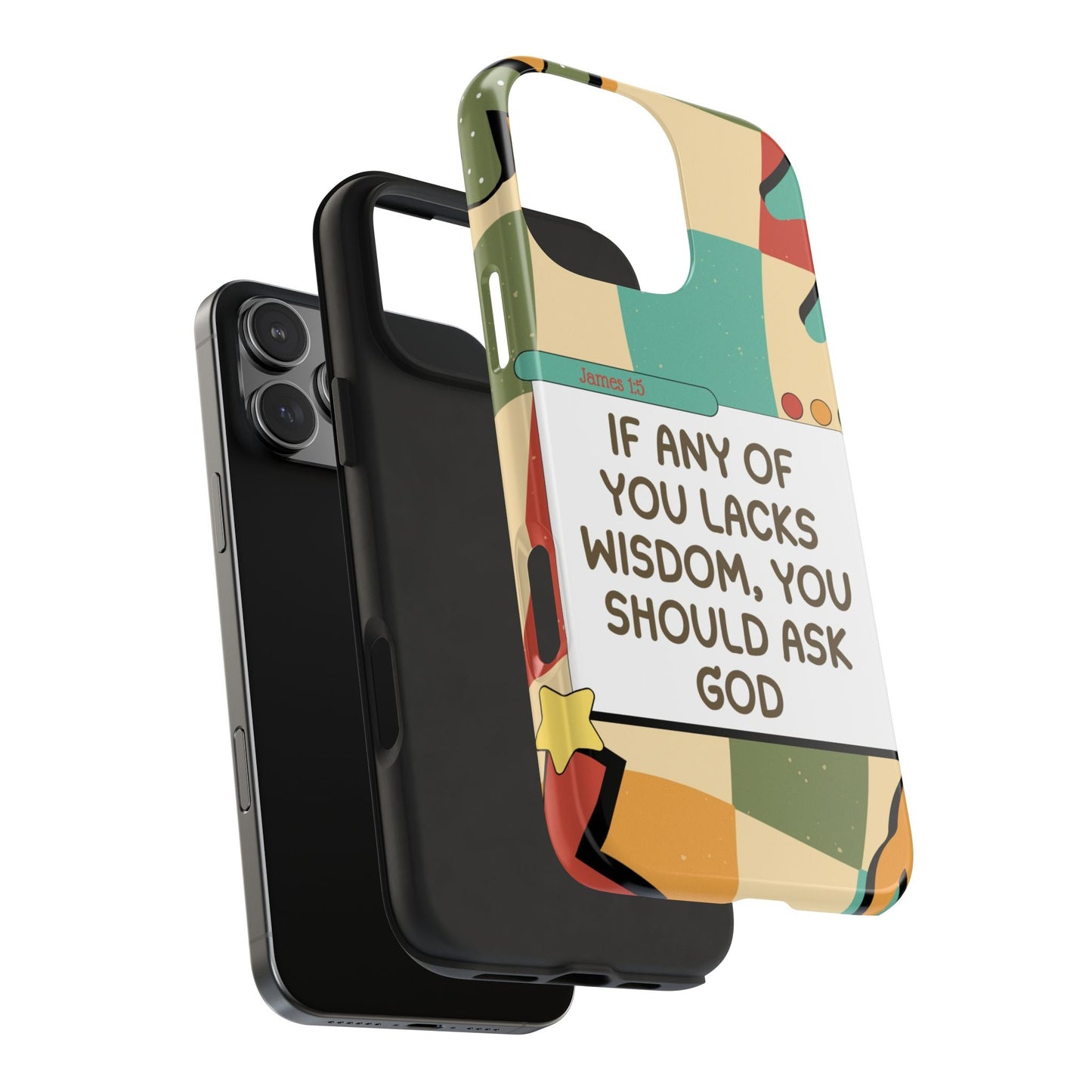James 1:5 Retro Aesthetic - iPhone Series Case - BOGO Cases