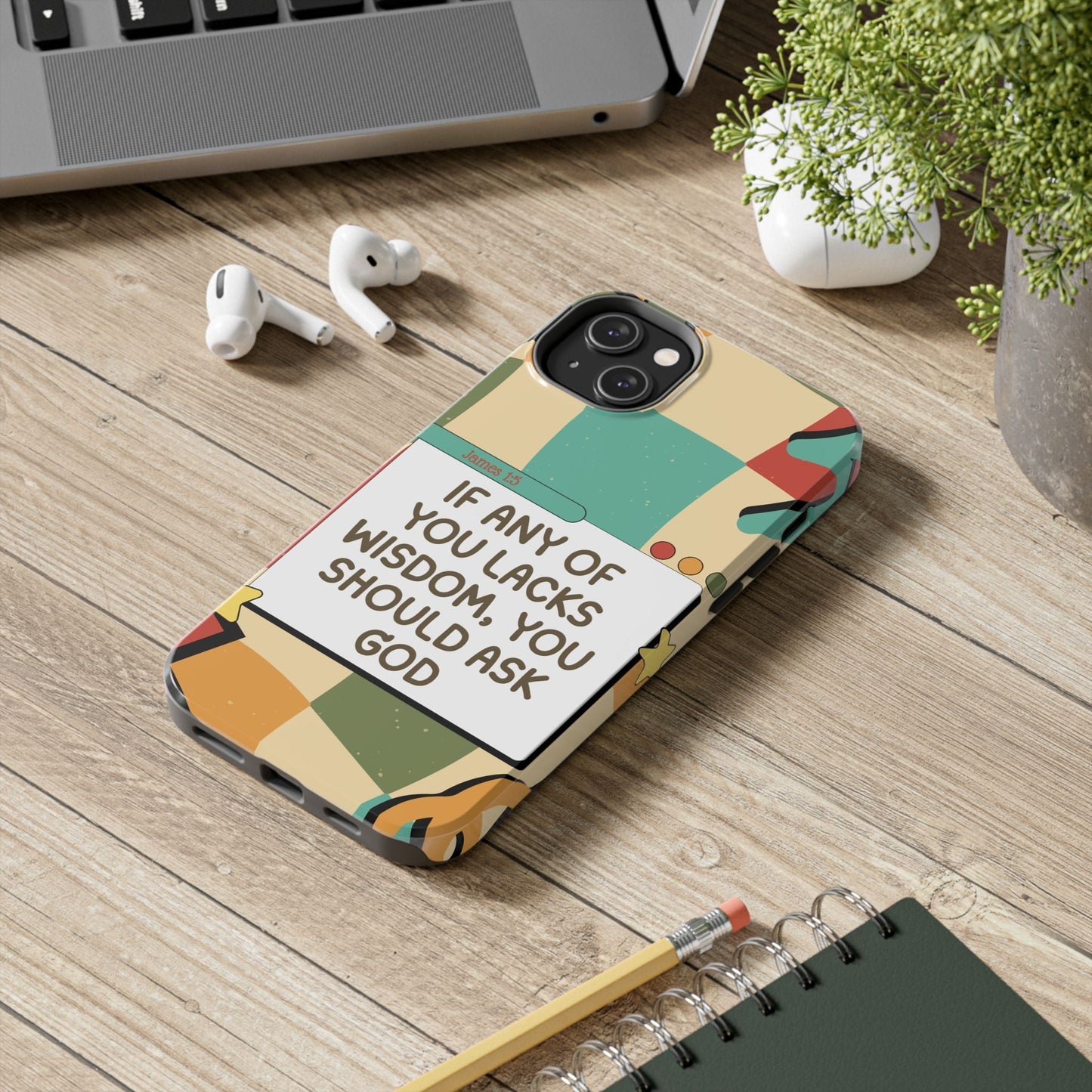 James 1:5 Retro Aesthetic - iPhone Series Case - BOGO Cases