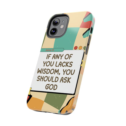 James 1:5 Retro Aesthetic - iPhone Series Case - BOGO Cases