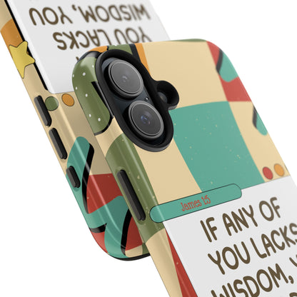 James 1:5 Retro Aesthetic - iPhone Series Case - BOGO Cases