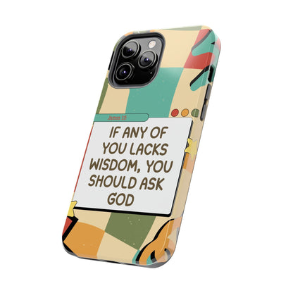 James 1:5 Retro Aesthetic - iPhone Series Case - BOGO Cases