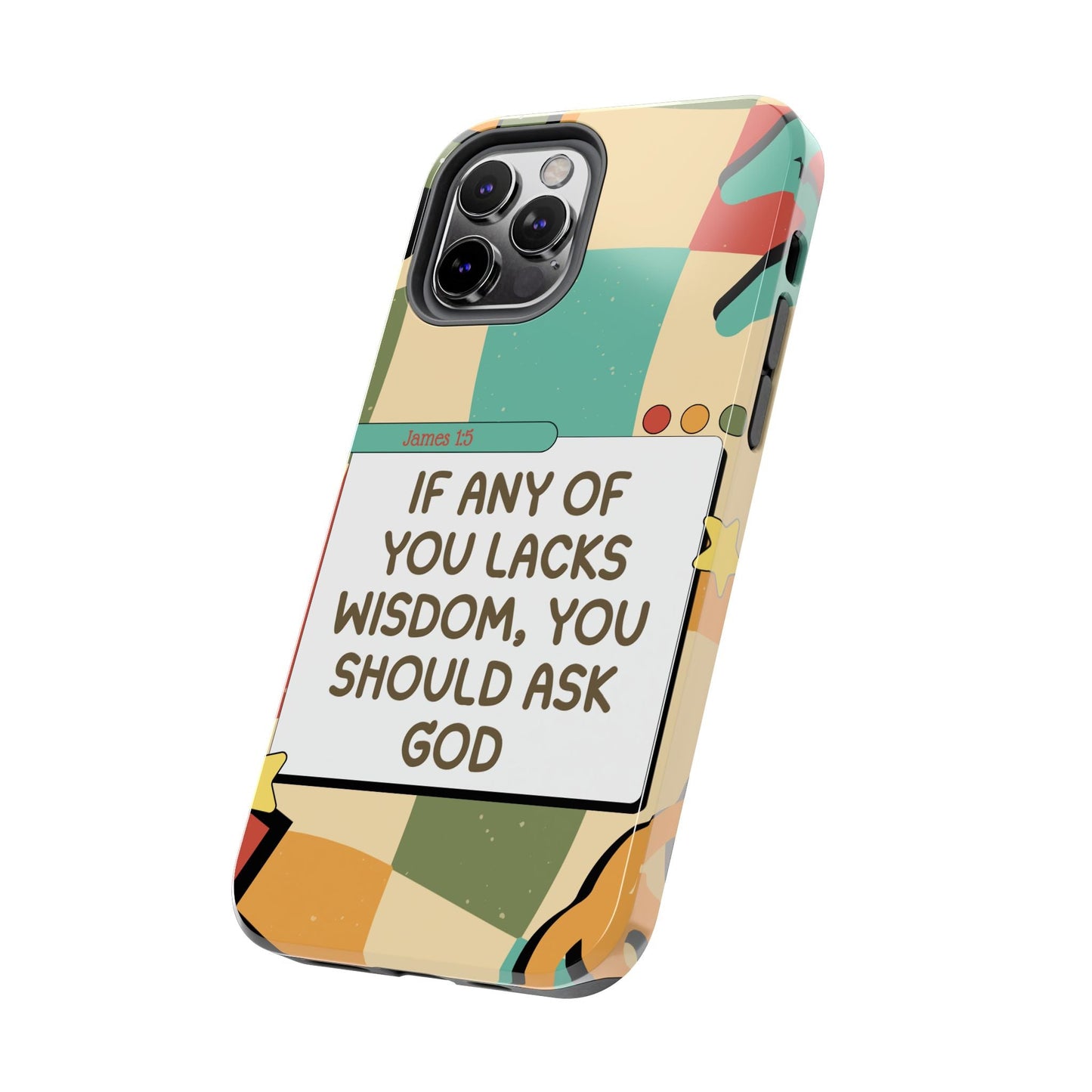 James 1:5 Retro Aesthetic - iPhone Series Case - BOGO Cases