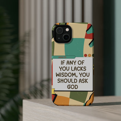 James 1:5 Retro Aesthetic - MagSafe iPhone Case - BOGO Cases
