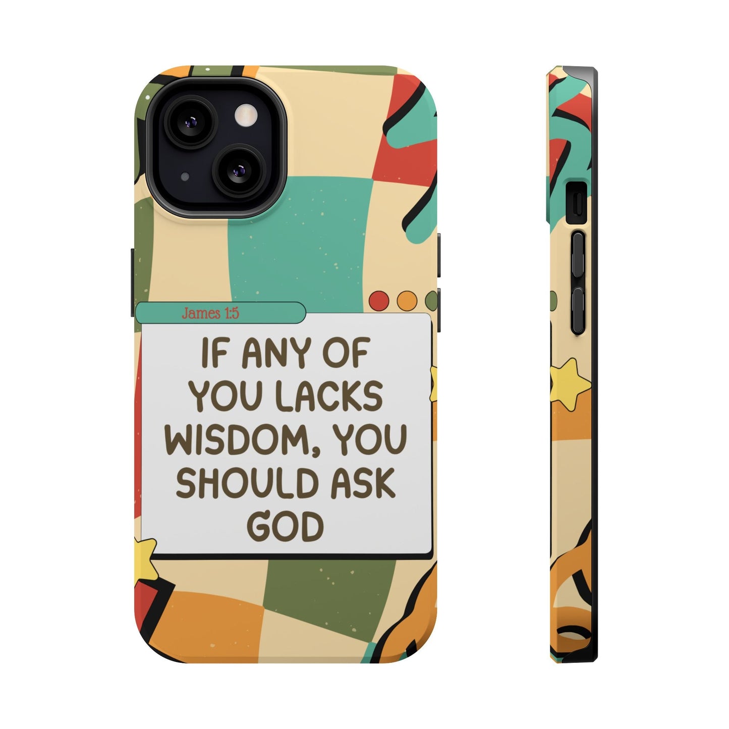 James 1:5 Retro Aesthetic - MagSafe iPhone Case - BOGO Cases