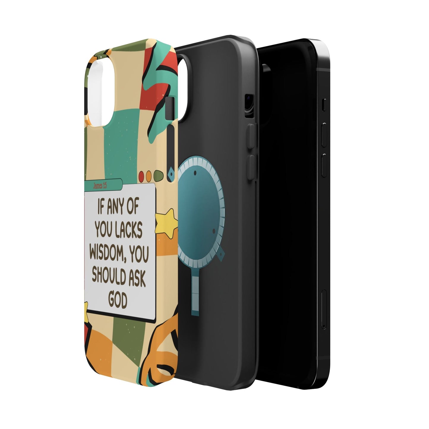 James 1:5 Retro Aesthetic - MagSafe iPhone Case - BOGO Cases