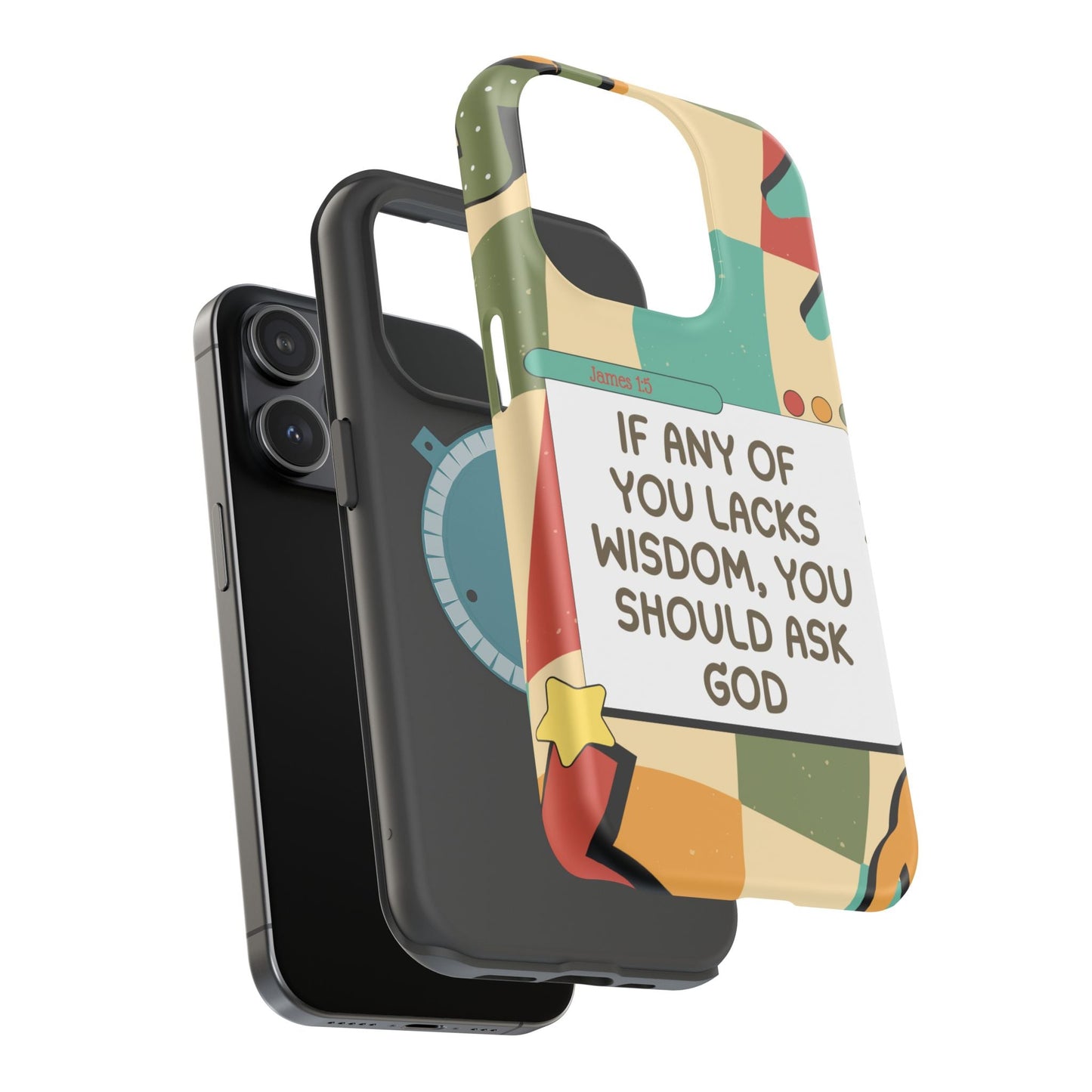 James 1:5 Retro Aesthetic - MagSafe iPhone Case - BOGO Cases