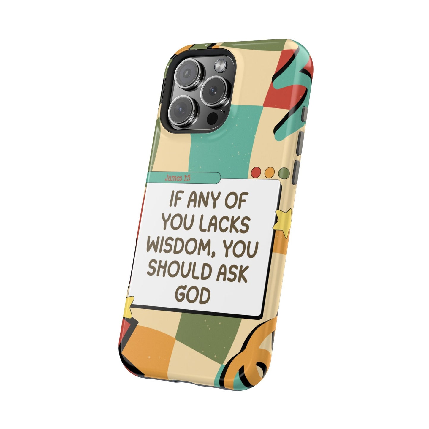 James 1:5 Retro Aesthetic - MagSafe iPhone Case - BOGO Cases