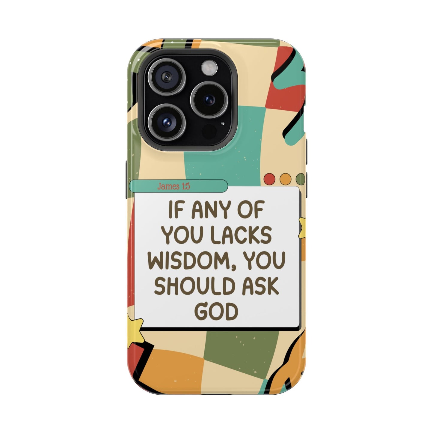 James 1:5 Retro Aesthetic - MagSafe iPhone Case - BOGO Cases