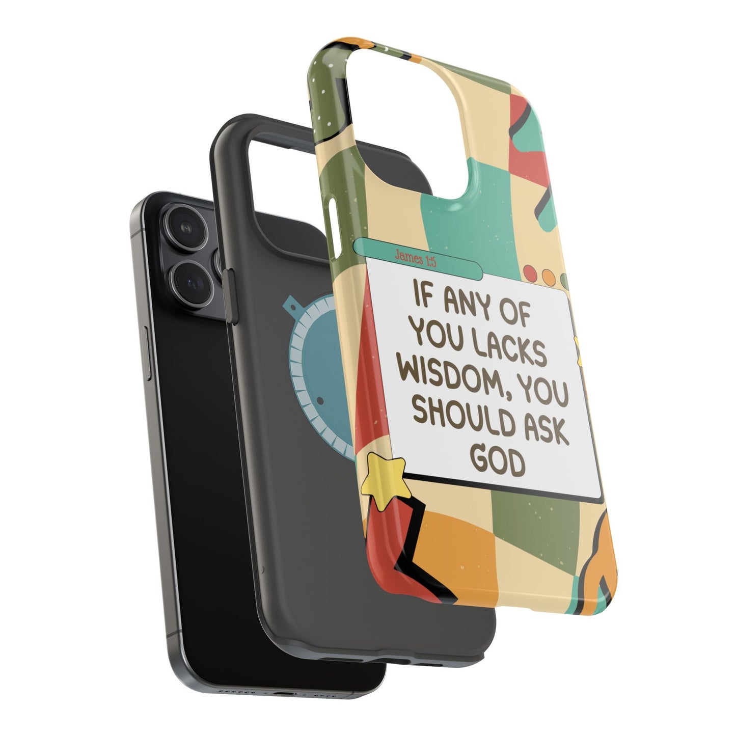 James 1:5 Retro Aesthetic - MagSafe iPhone Case - BOGO Cases