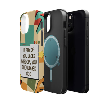 James 1:5 Retro Aesthetic - MagSafe iPhone Case - BOGO Cases