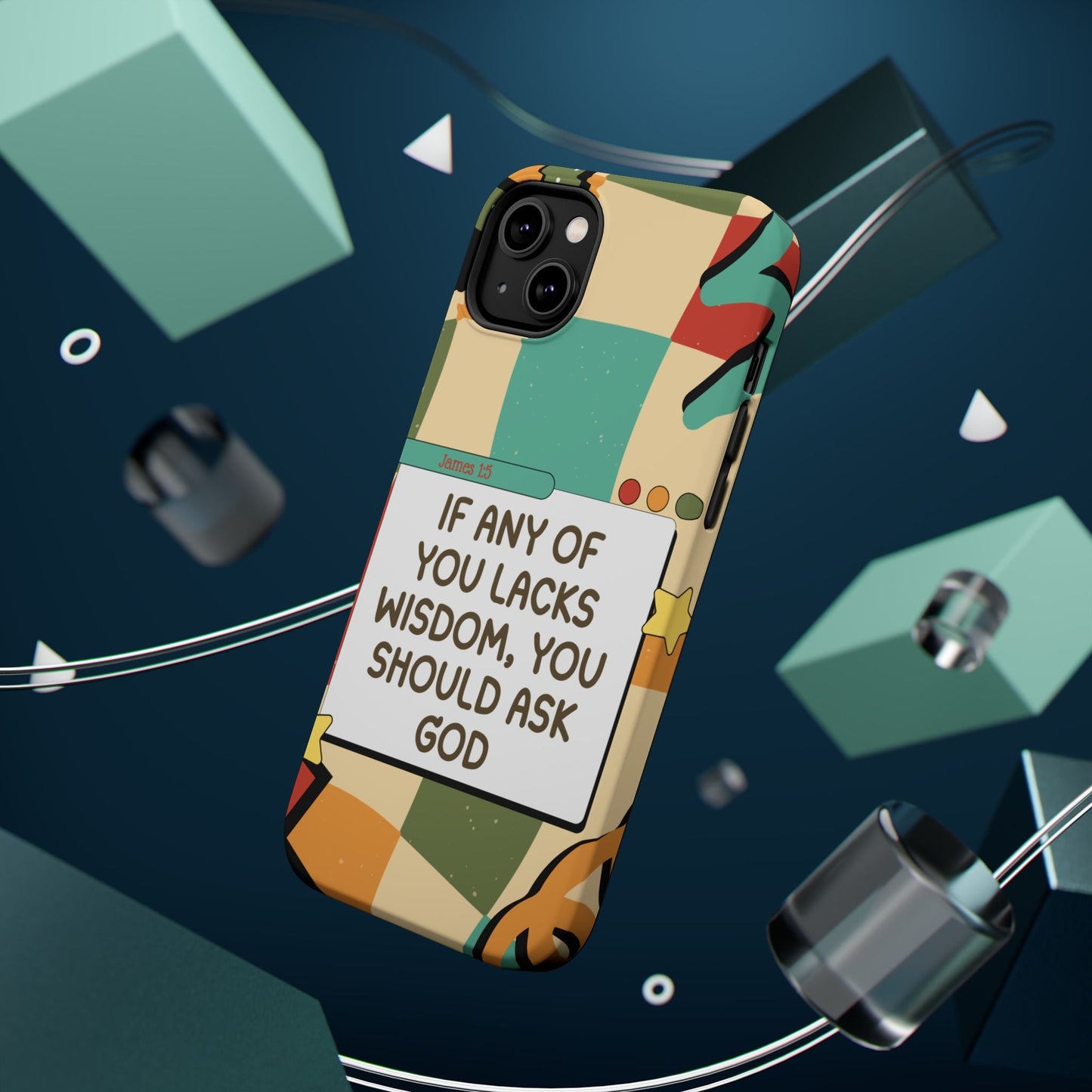 James 1:5 Retro Aesthetic - MagSafe iPhone Case - BOGO Cases