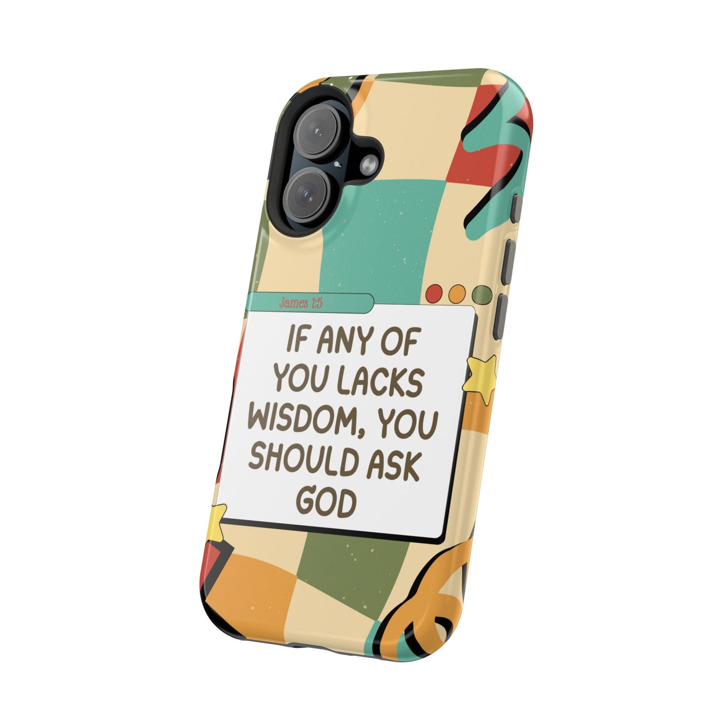 James 1:5 Retro Aesthetic - MagSafe iPhone Case - BOGO Cases