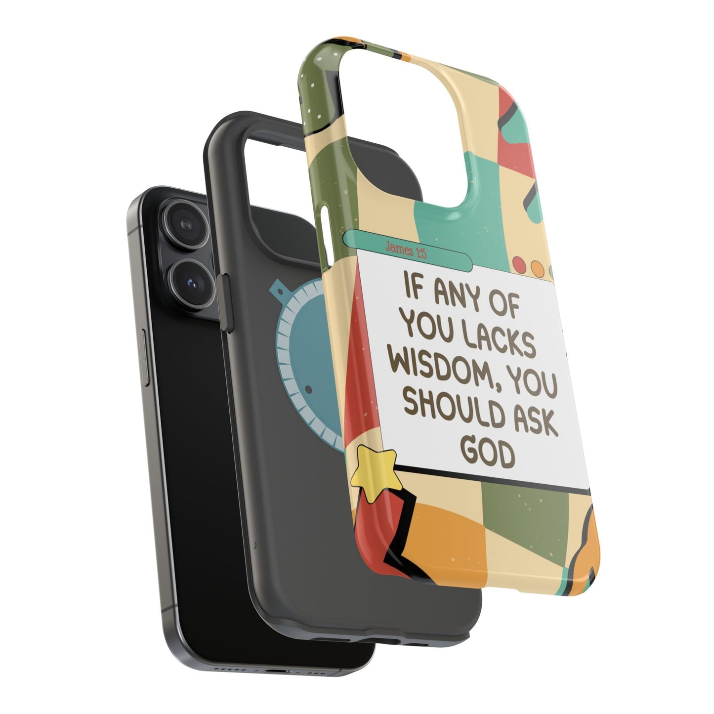 James 1:5 Retro Aesthetic - MagSafe iPhone Case - BOGO Cases