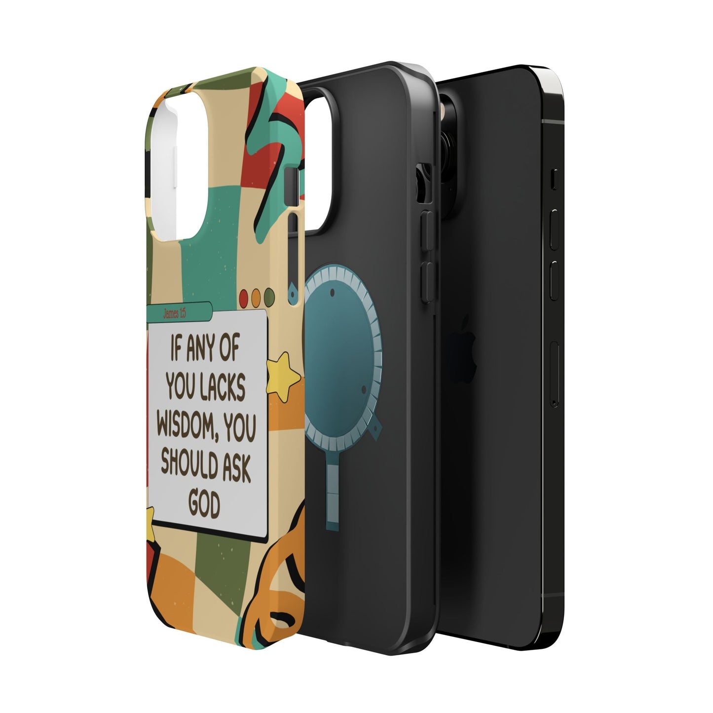 James 1:5 Retro Aesthetic - MagSafe iPhone Case - BOGO Cases