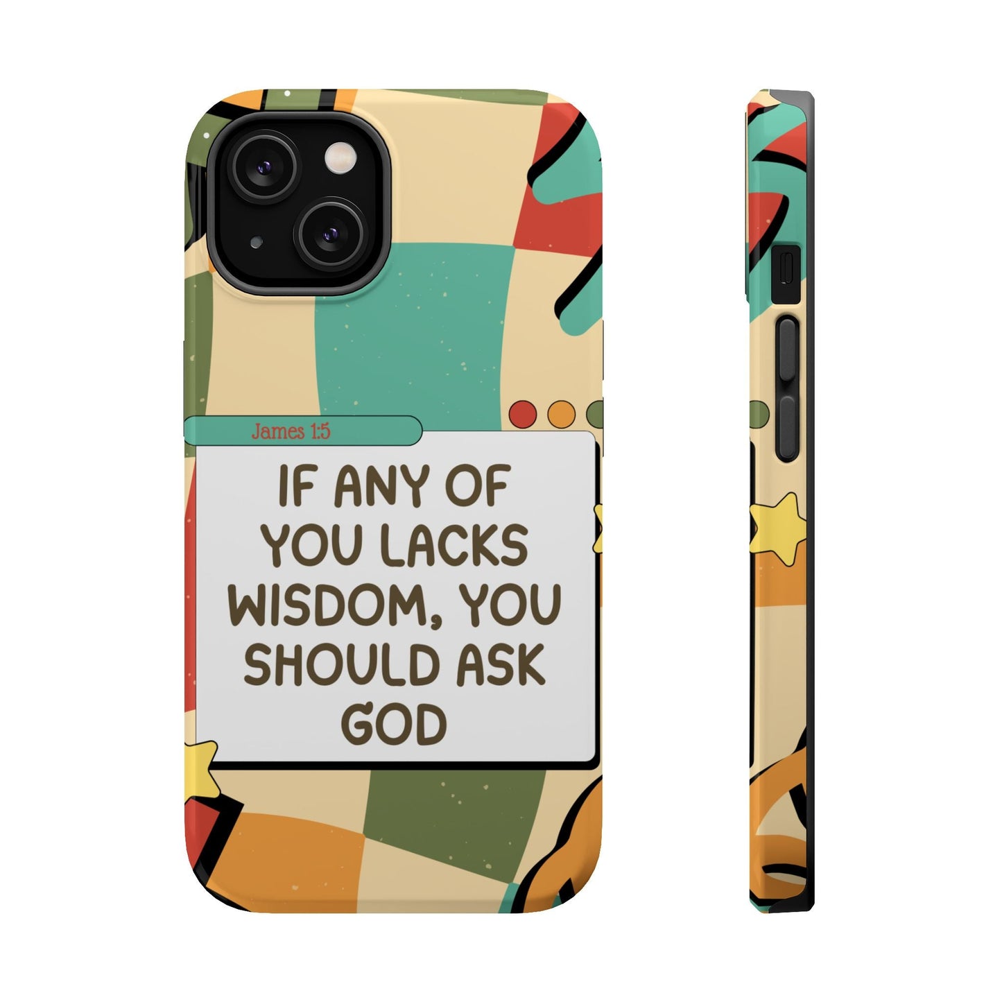 James 1:5 Retro Aesthetic - MagSafe iPhone Case - BOGO Cases