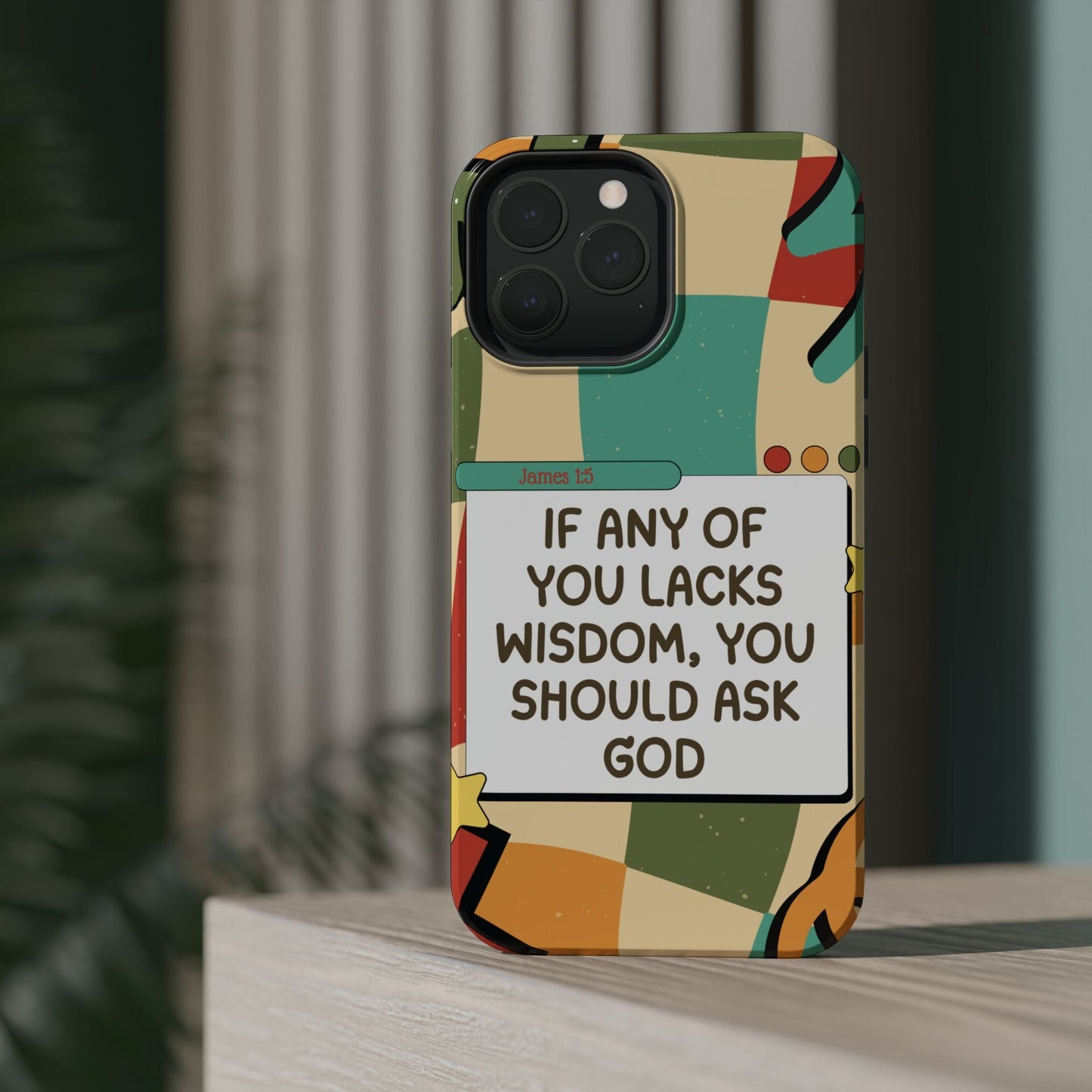 James 1:5 Retro Aesthetic - MagSafe iPhone Case - BOGO Cases