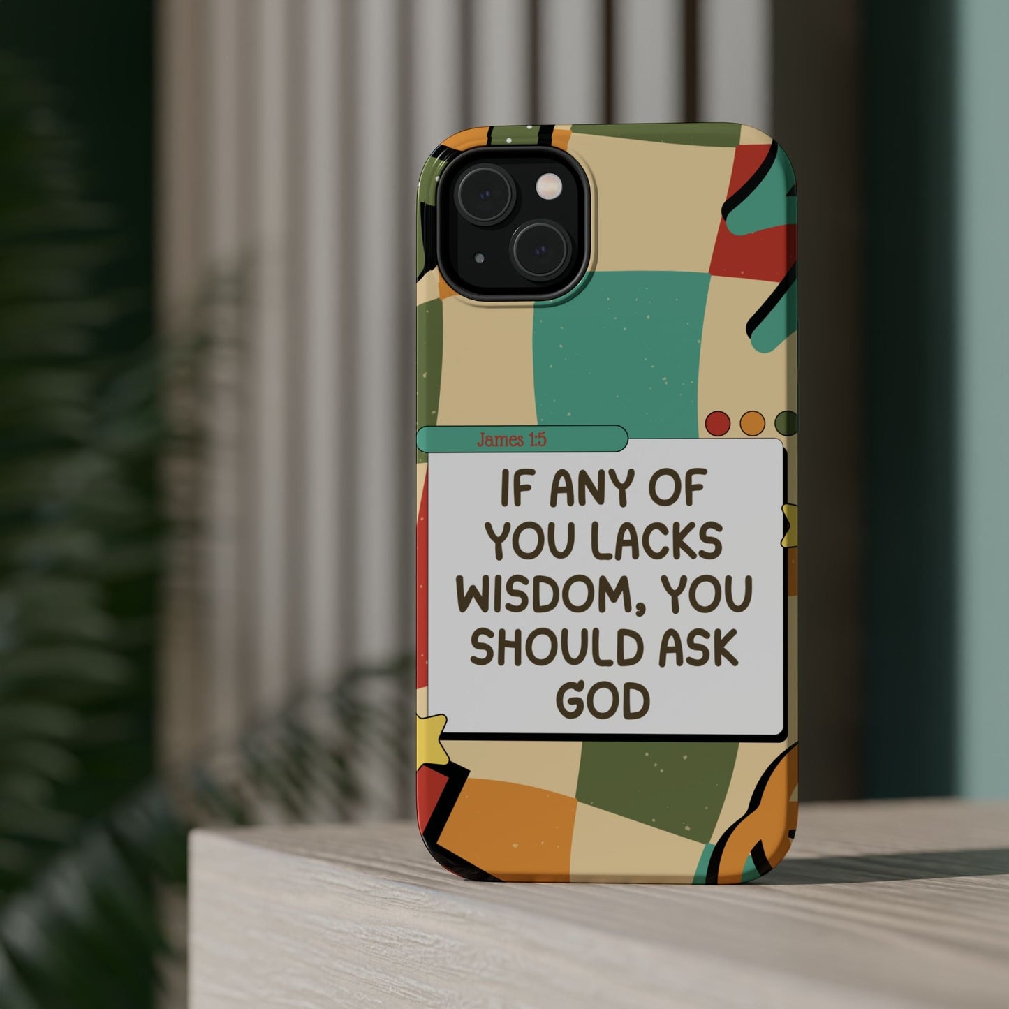 James 1:5 Retro Aesthetic - MagSafe iPhone Case - BOGO Cases