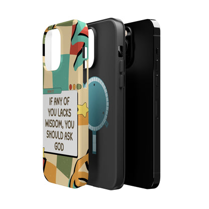 James 1:5 Retro Aesthetic - MagSafe iPhone Case - BOGO Cases