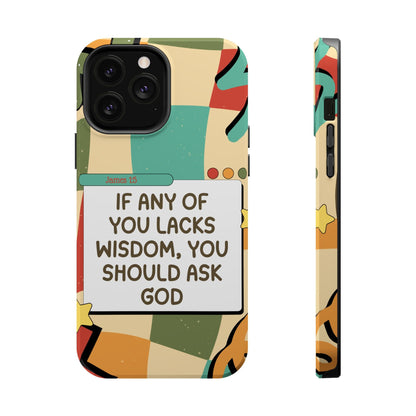 James 1:5 Retro Aesthetic - MagSafe iPhone Case - BOGO Cases