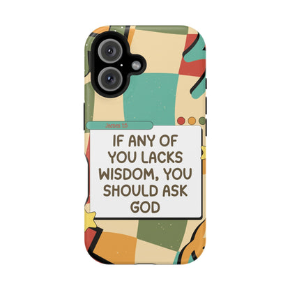 James 1:5 Retro Aesthetic - MagSafe iPhone Case - BOGO Cases