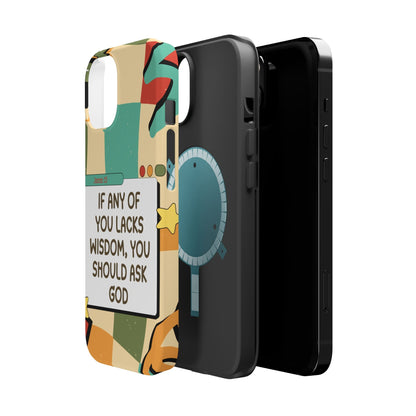 James 1:5 Retro Aesthetic - MagSafe iPhone Case - BOGO Cases